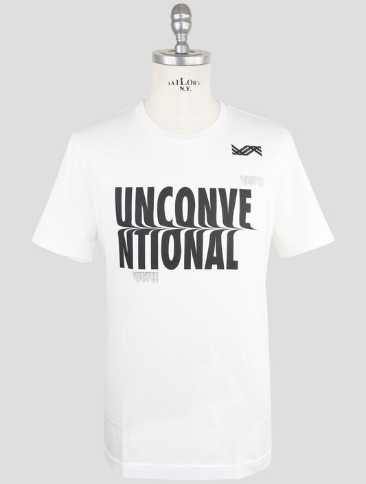 Kiton Knt White Cotton T-Shirt
