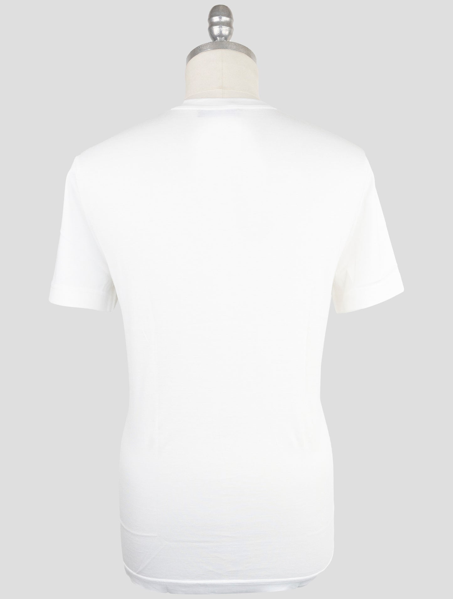 Kiton Knt White Cotton T-Shirt