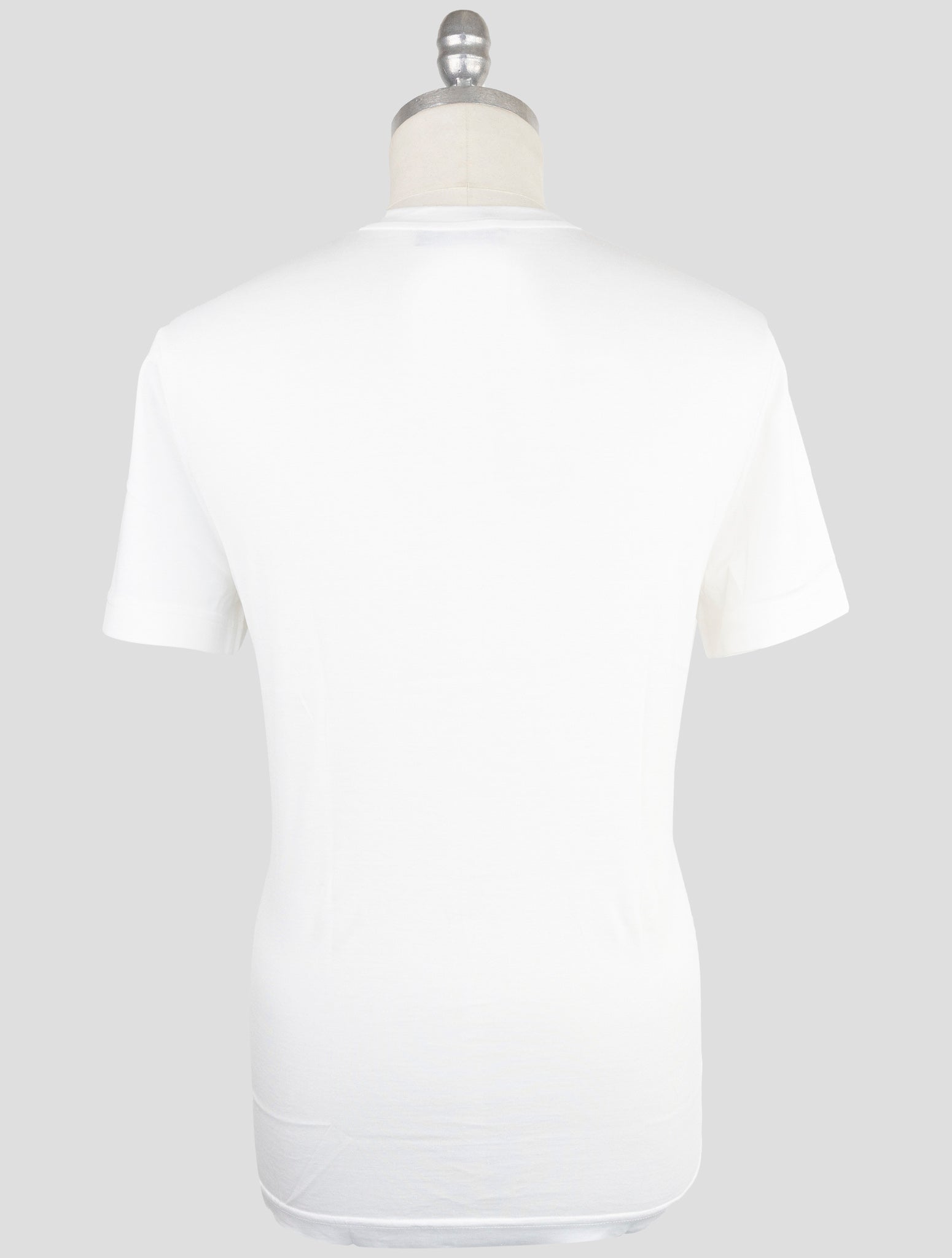Kiton Knt White Cotton T-Shirt