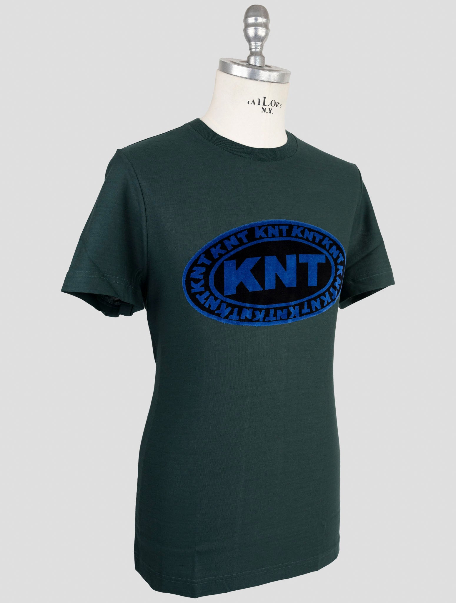 Kiton Knt Green Cotton T-Shirt
