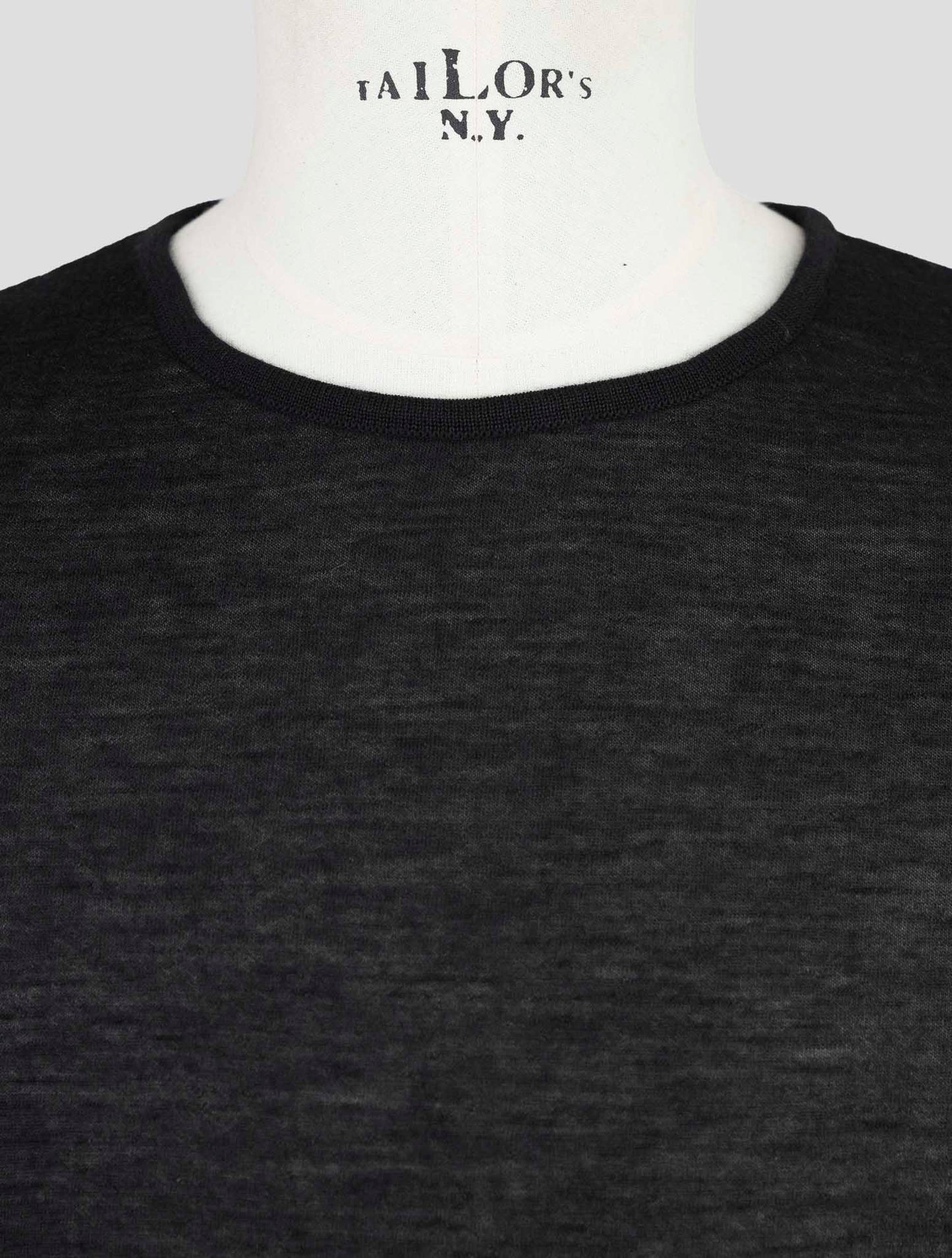 Kiton Knt Black Cashmere Silk Sweater Turtleneck