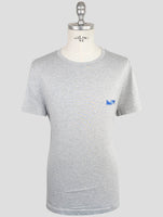 Kiton Knt Gray Cotton T-Shirt