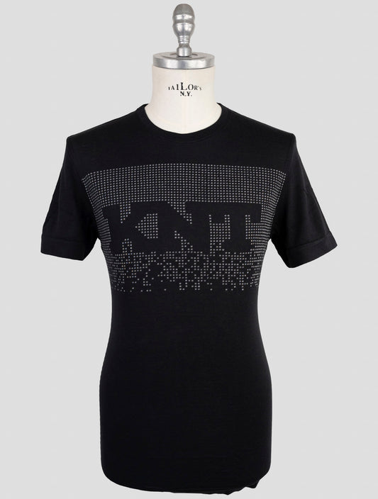 Kiton Knt Blue Cotton T-Shirt