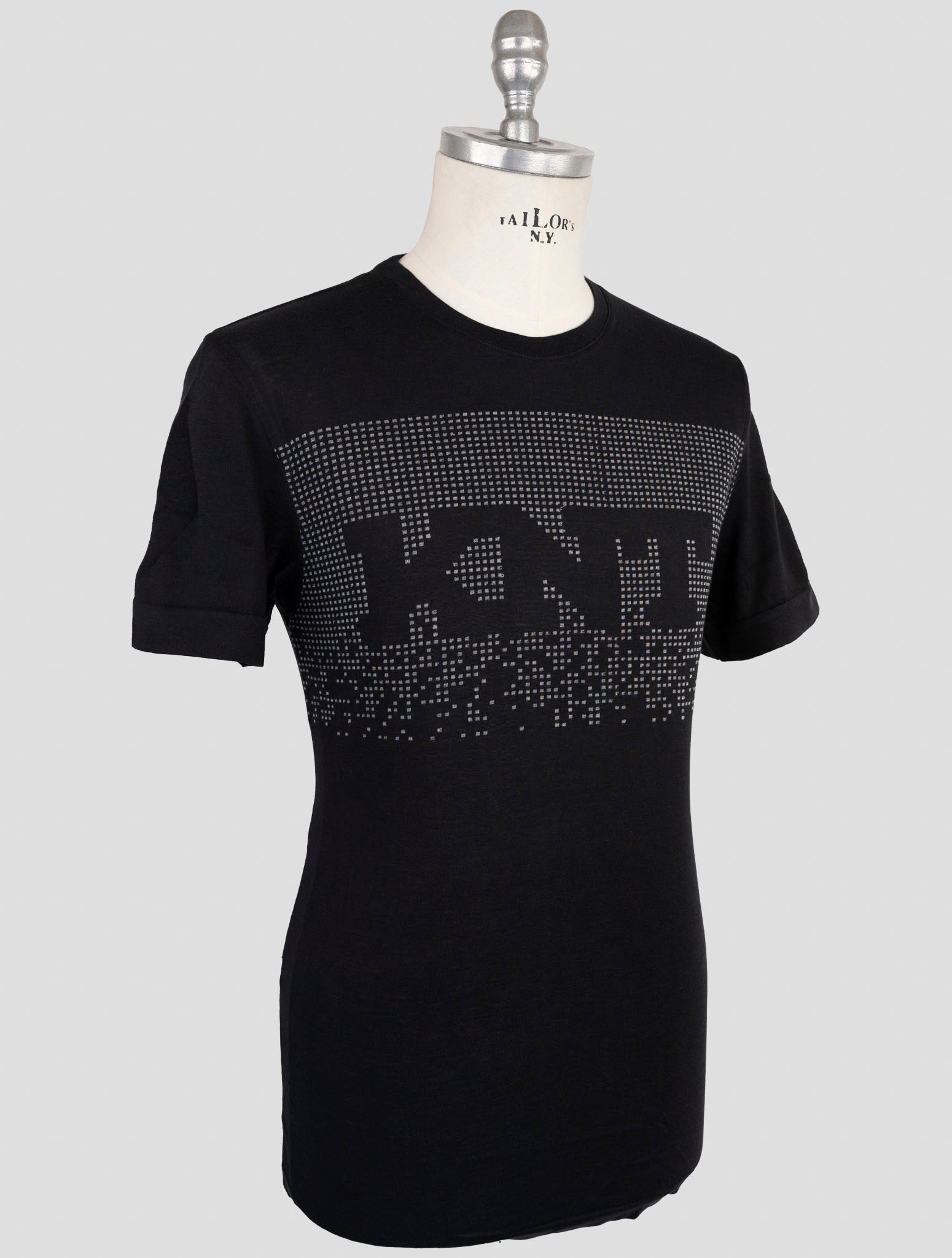 Kiton Knt Blue Cotton T-Shirt