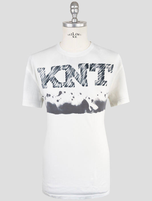 Kiton Knt White Cotton T-Shirt