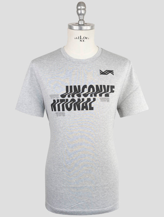 Kiton Knt Gray Cotton T-Shirt