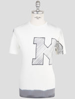 Kiton Knt White Cotton T-Shirt