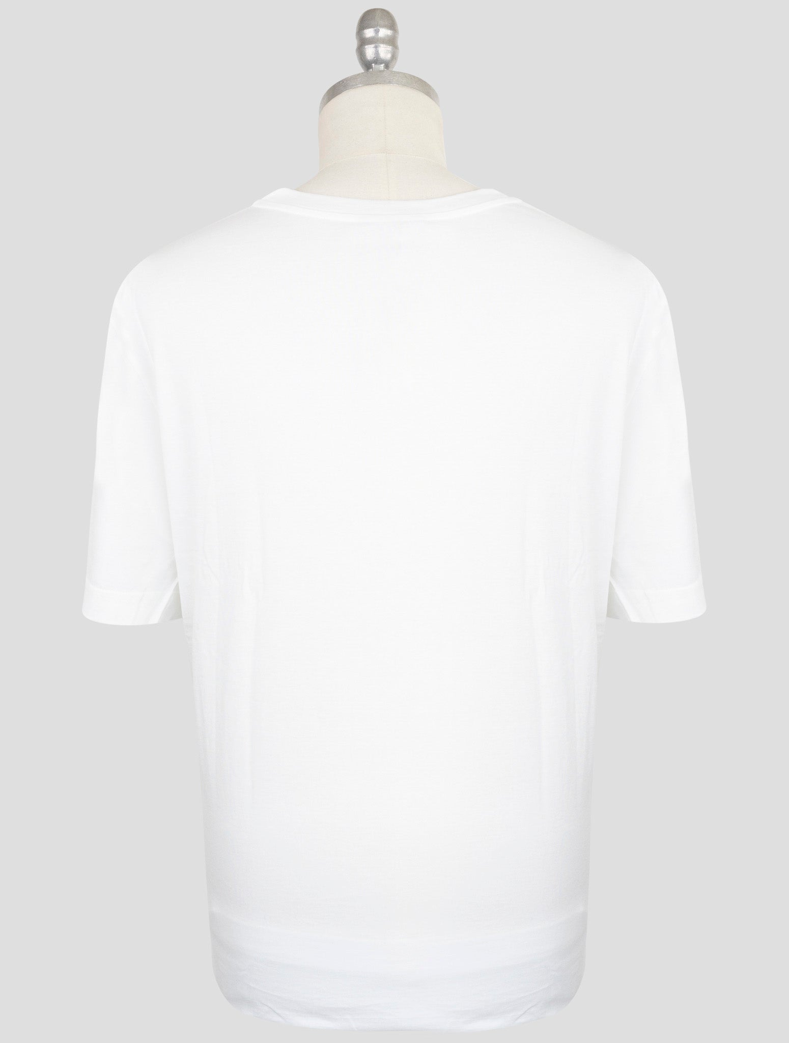 Kiton Knt White Cotton T-Shirt