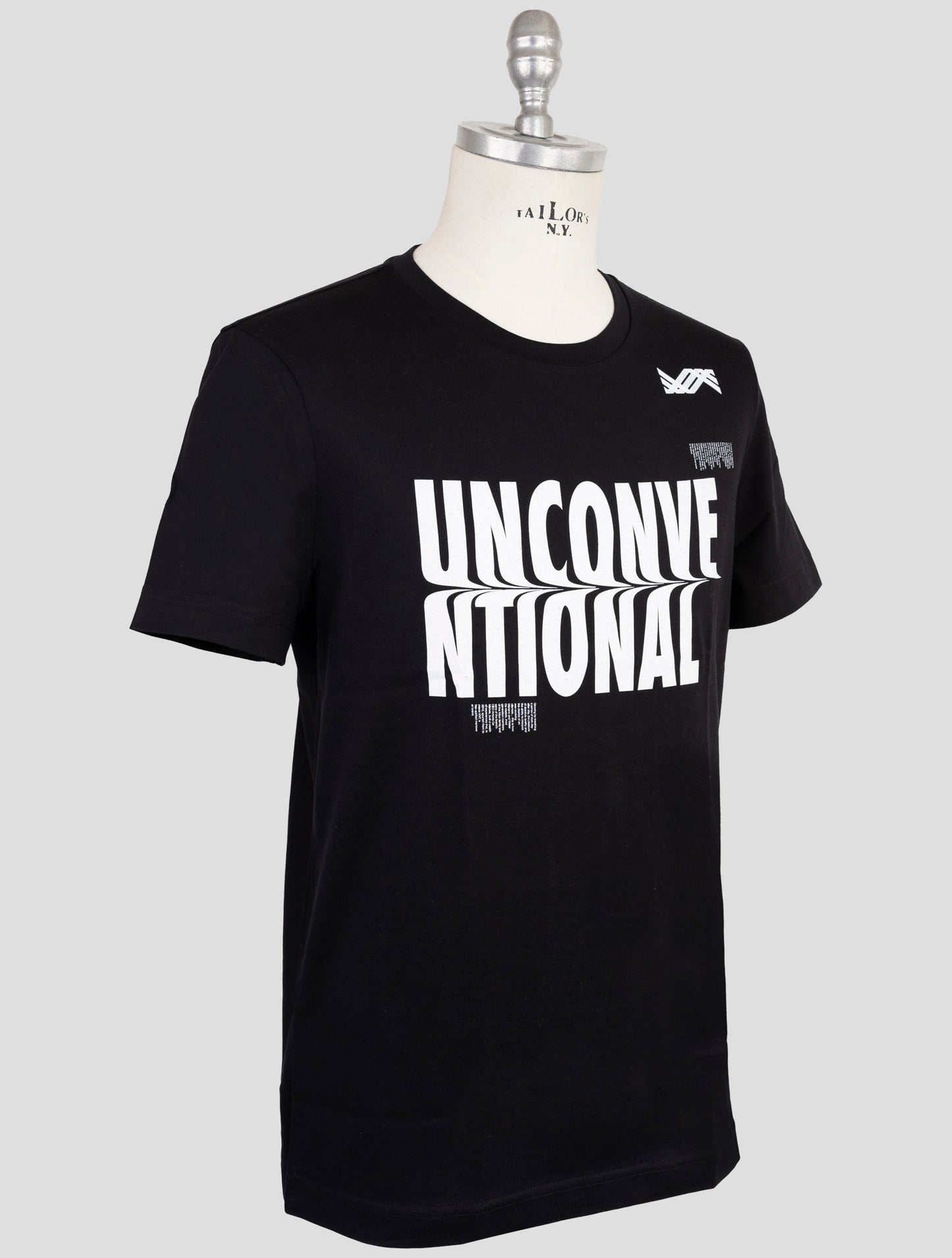 Kiton Knt Black Cotton T-Shirt