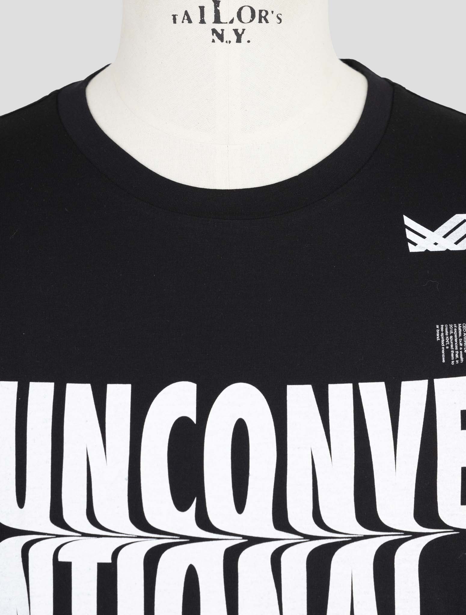 Kiton Knt Black Cotton T-Shirt