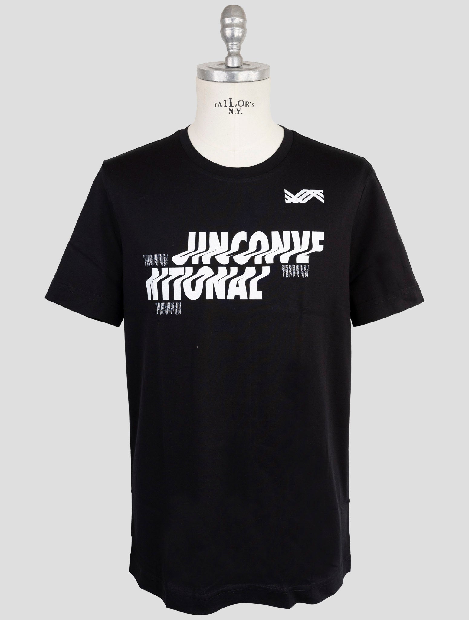 Kiton Knt Black Cotton T-Shirt