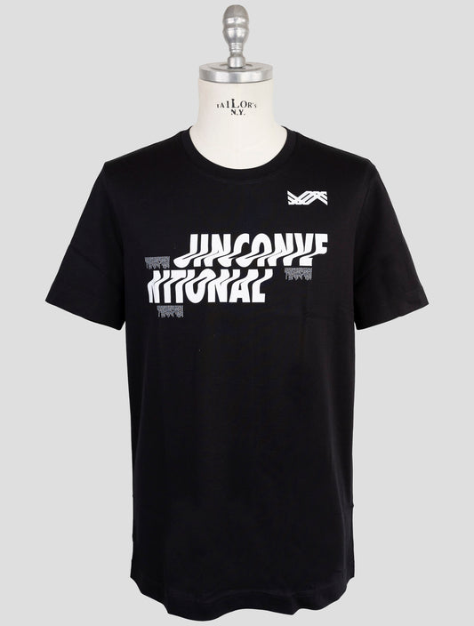 Kiton Knt Black Cotton T-Shirt