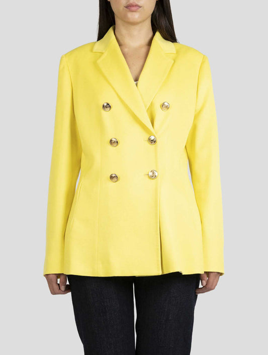 Kiton Yellow Cashmere Blazer