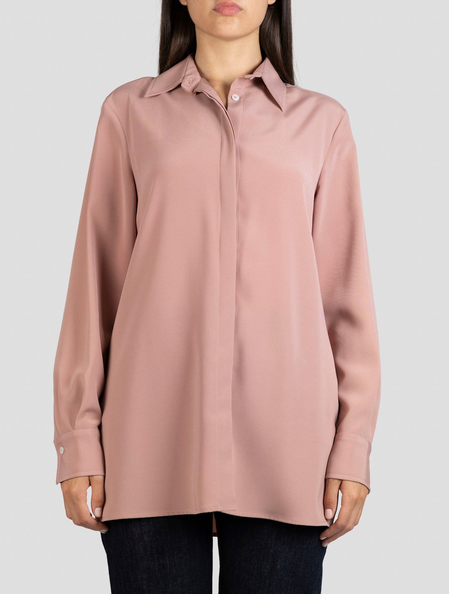 Kiton Pink Acetate Pe Shirt