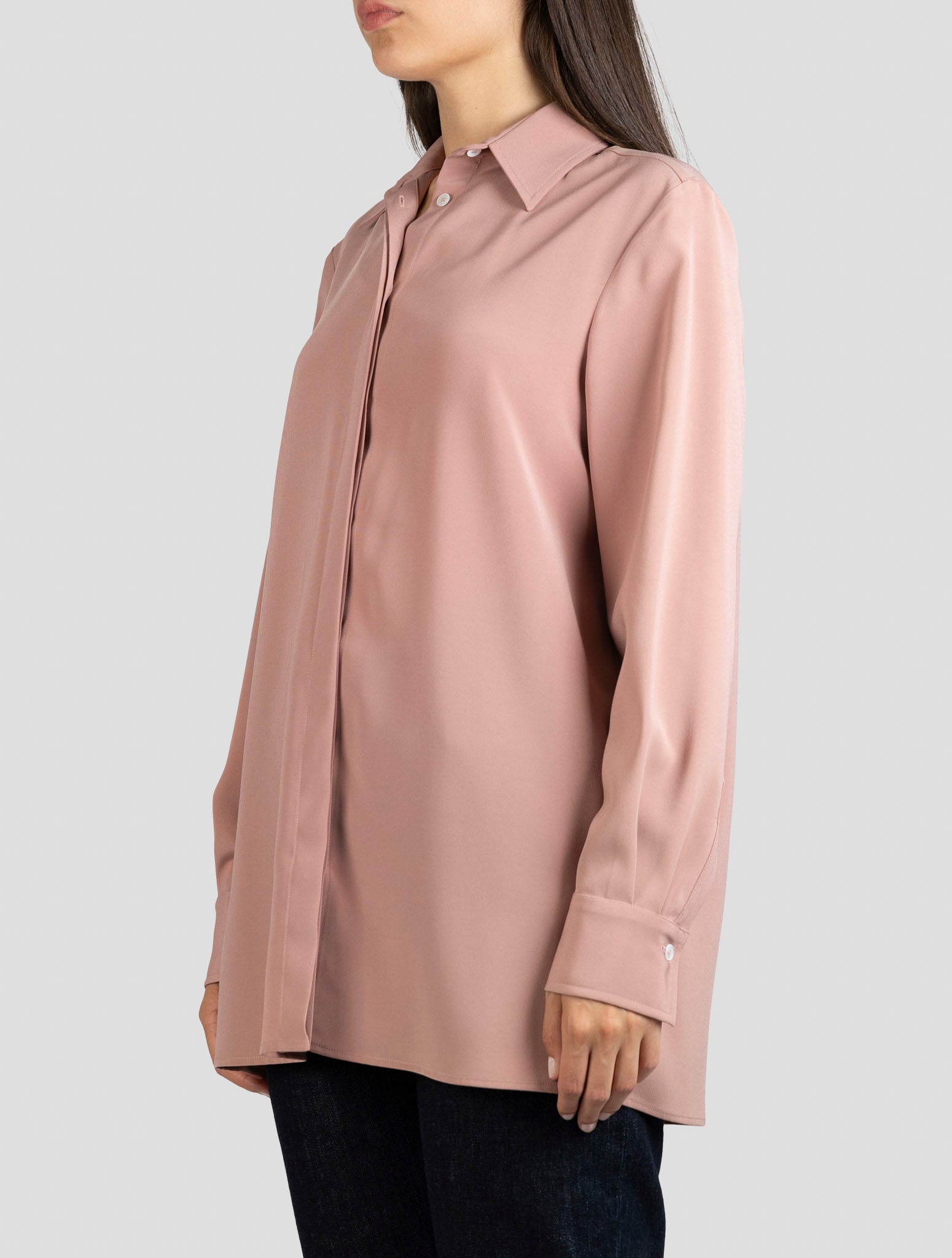 Kiton Pink Acetate Pe Shirt