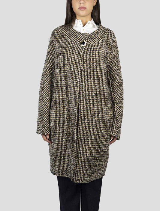 Kiton Multicolor Virgin Wool Silk Pa Angora Ea Dress