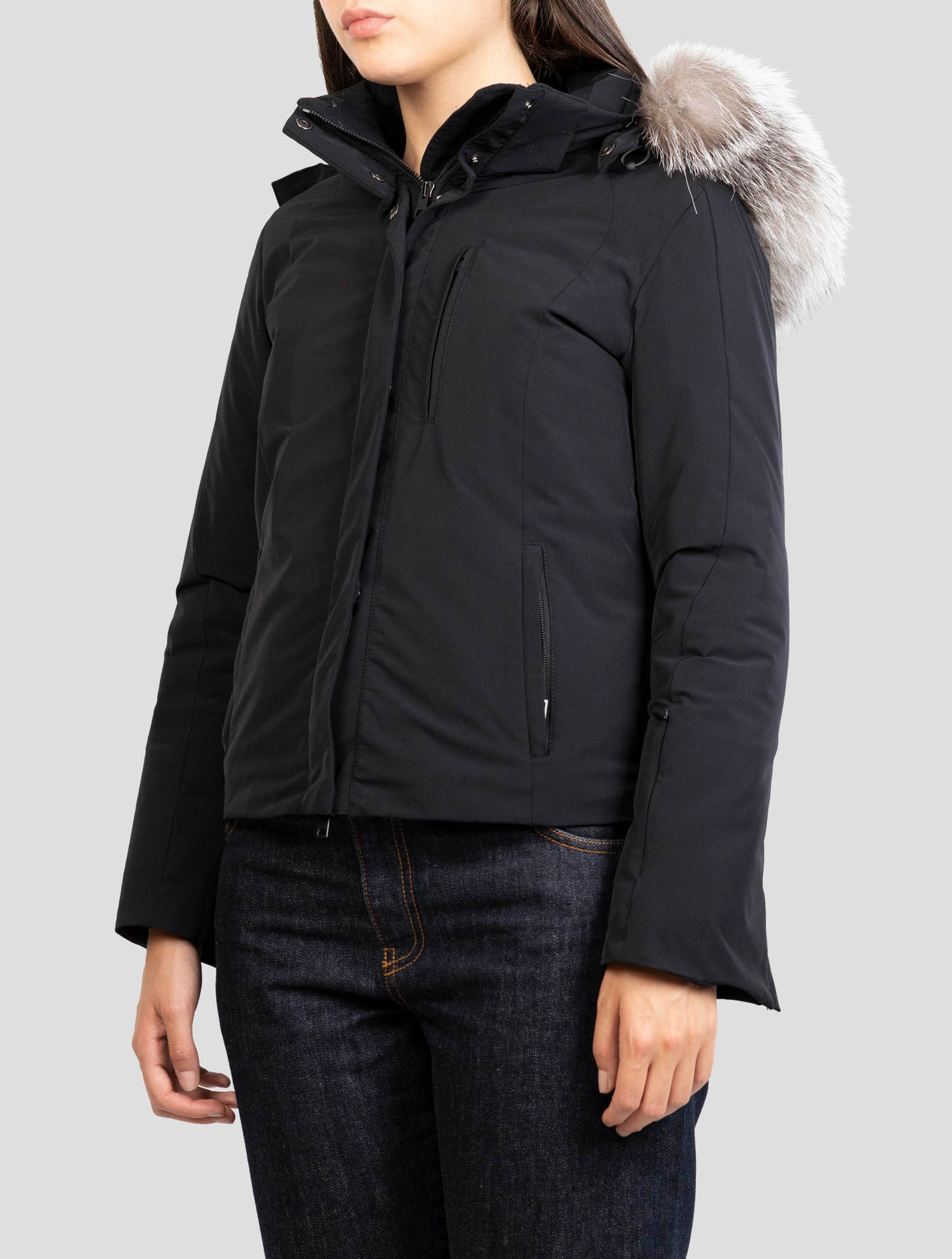 Kiton Black Pl Coat