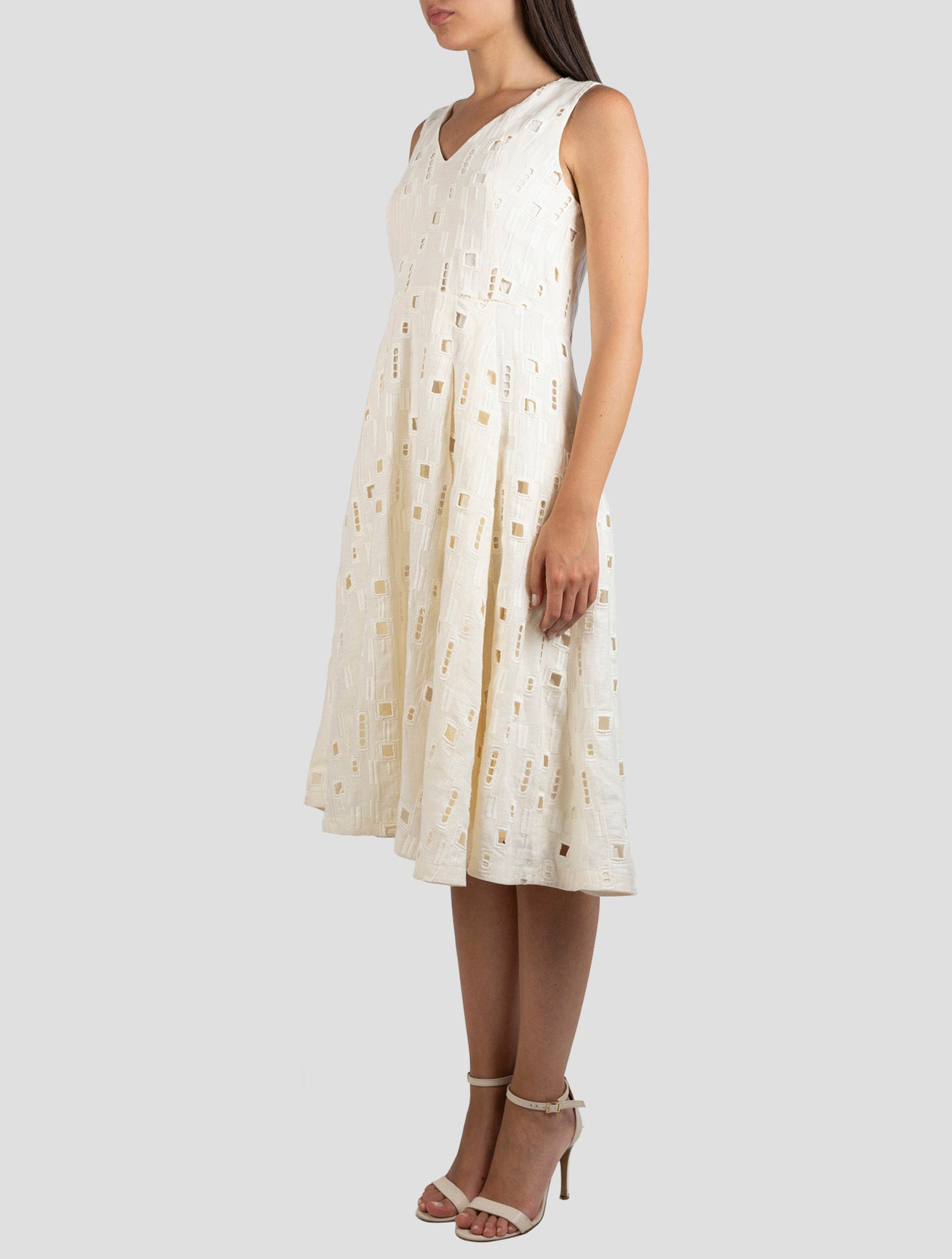 Kiton White Linen Dress