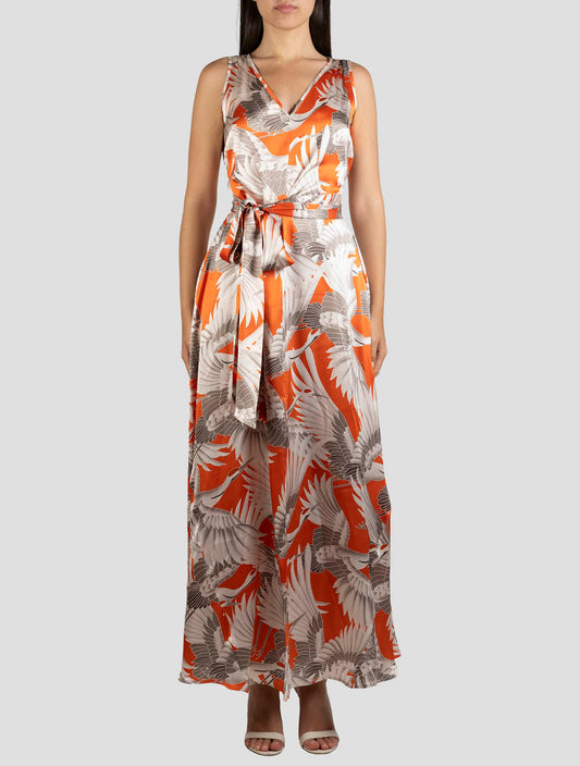 Kiton Multicolor Silk Dress