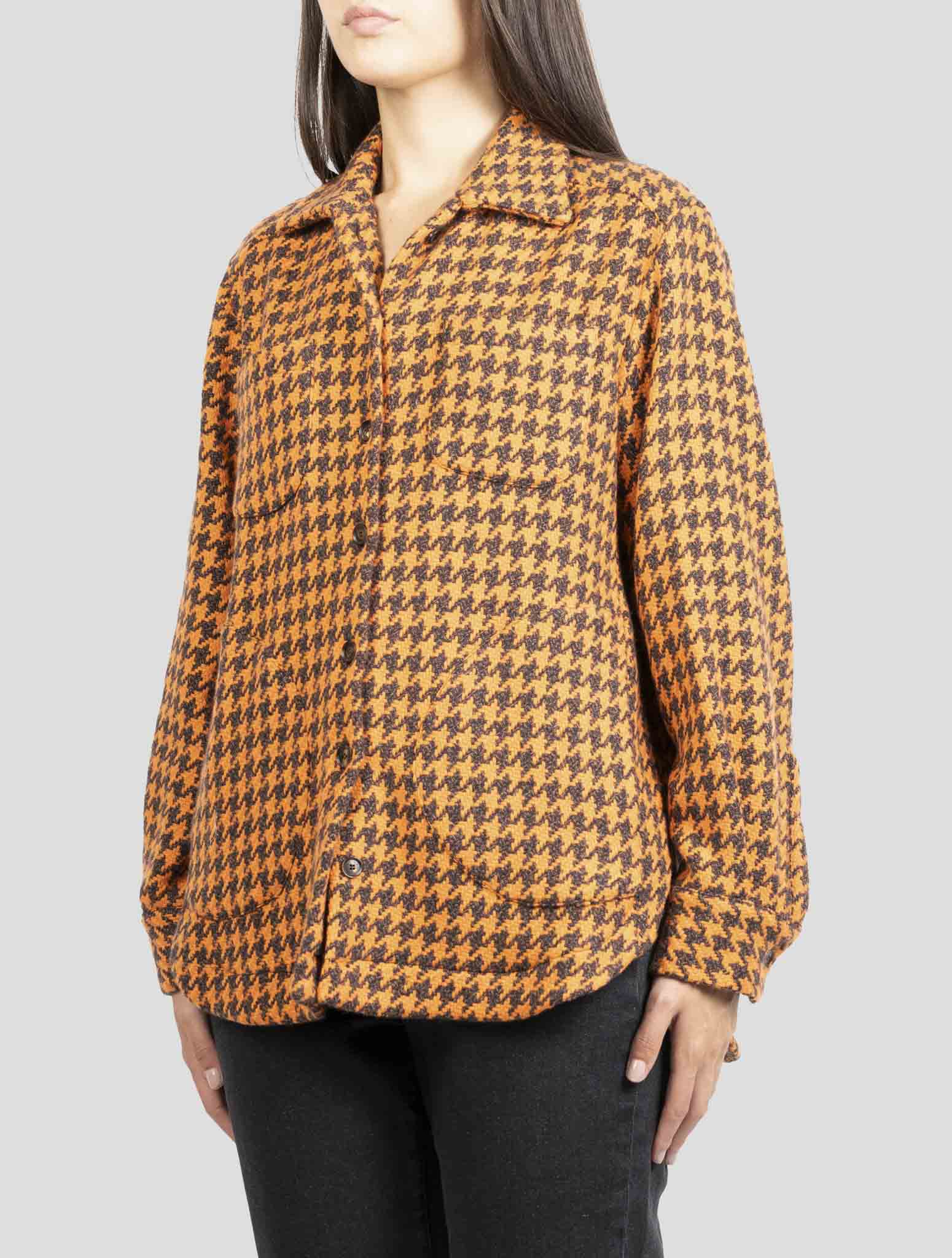 Kiton Orange Cashmere Overshirt