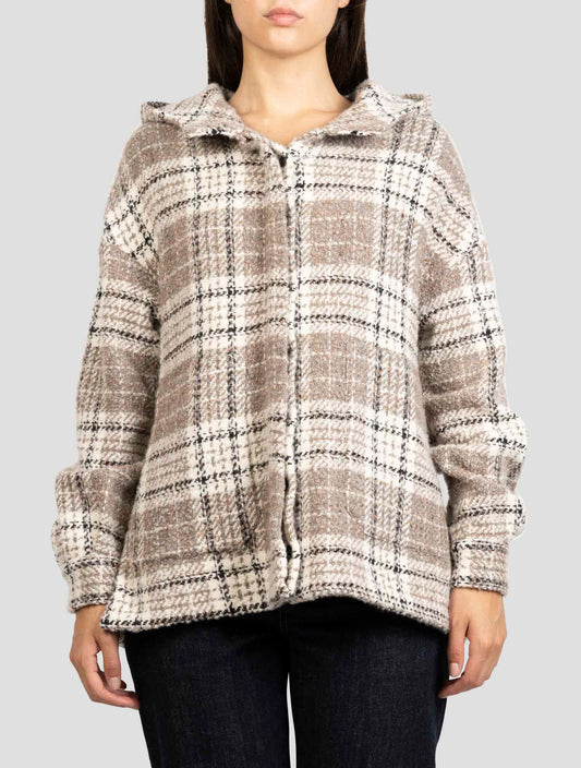 Kiton Multicolor Wool Cashmere Silk Overshirt