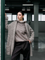 Kiton Brown Cashmere Sweater Hoodie