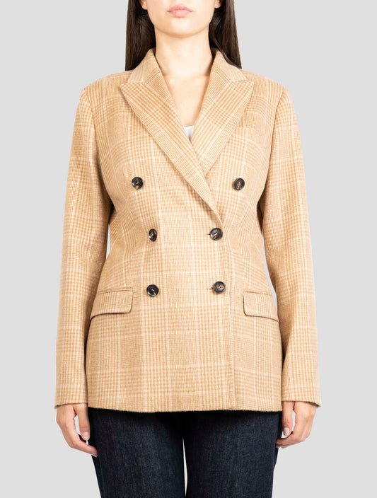 Kiton Brown Cashmere Vicuna Blazer