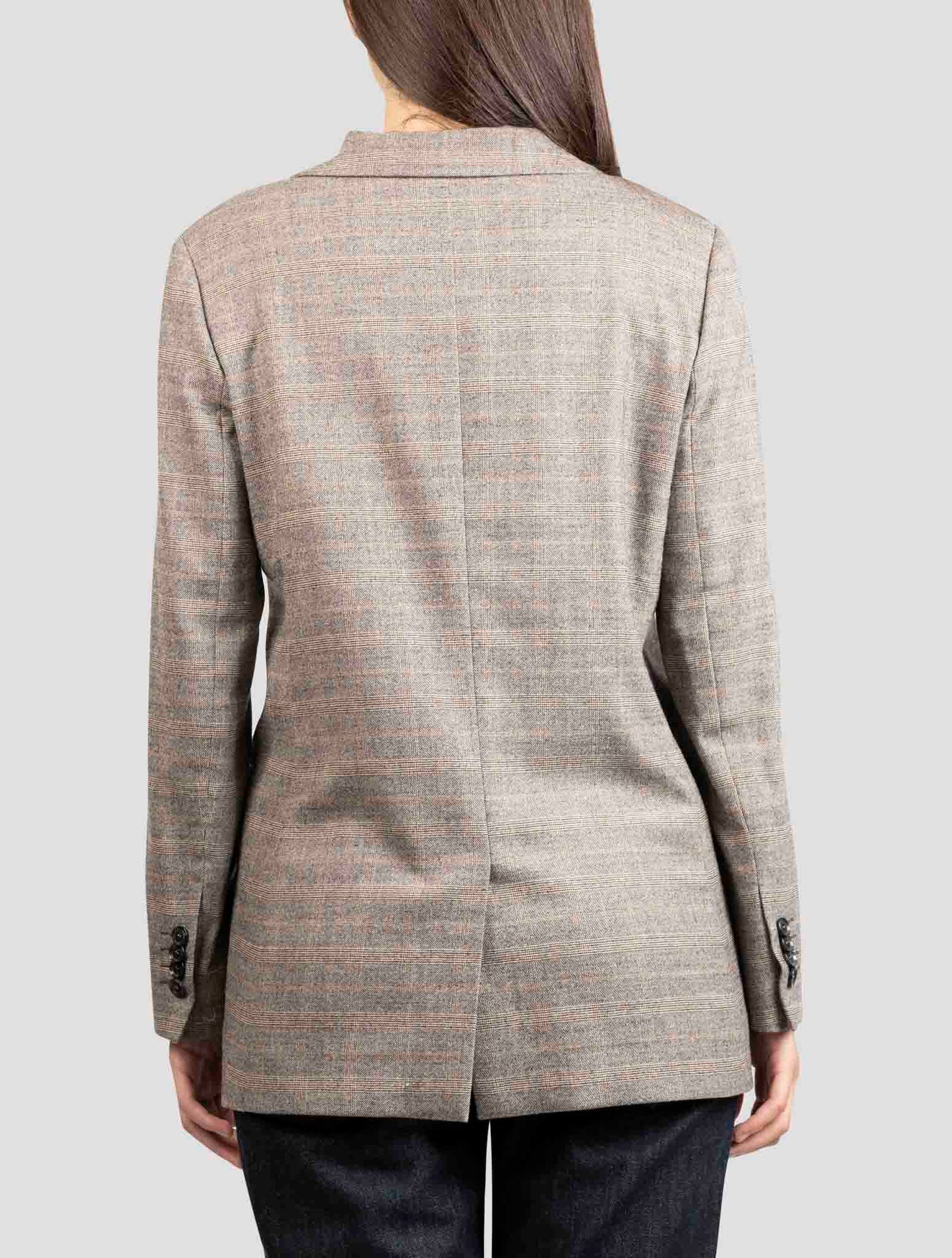 Kiton Brown Fleecie Wool Ea Blazer