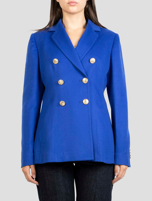 Kiton Blue Cashmere Blazer