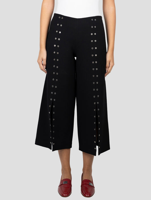 Kiton Black Wool Skirt