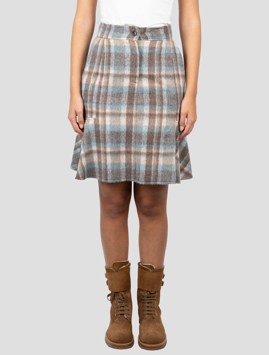 Kiton Multicolor Alpaca Pl Skirt