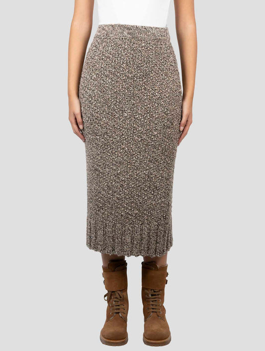 Kiton Brown Camel Skirt