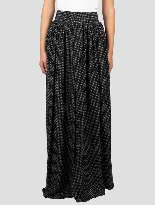 Kiton Multicolor Silk Skirt