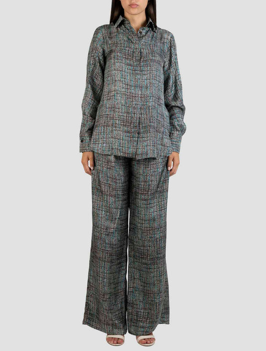 Kiton Multicolor Silk Suit