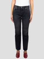 Kiton Dark Gray Cotton Ea Jeans