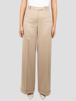 Kiton Brown Cashmere Pants