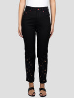 Kiton Black Cotton Ea Jeans