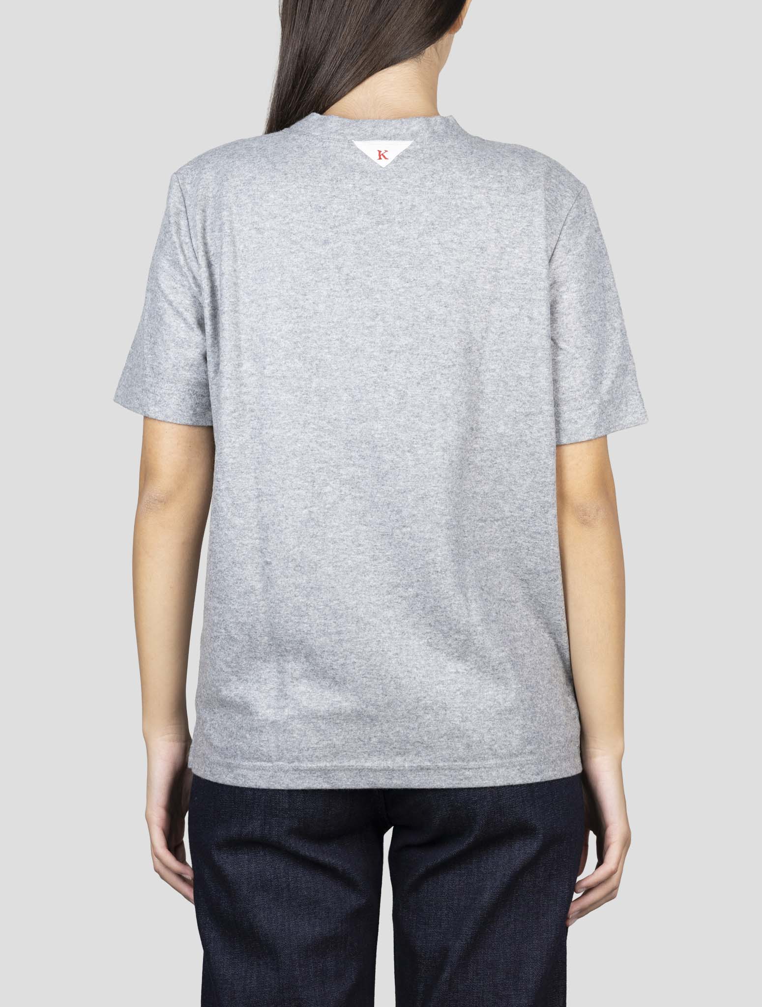Kiton Gray Cashmere T-Shirt
