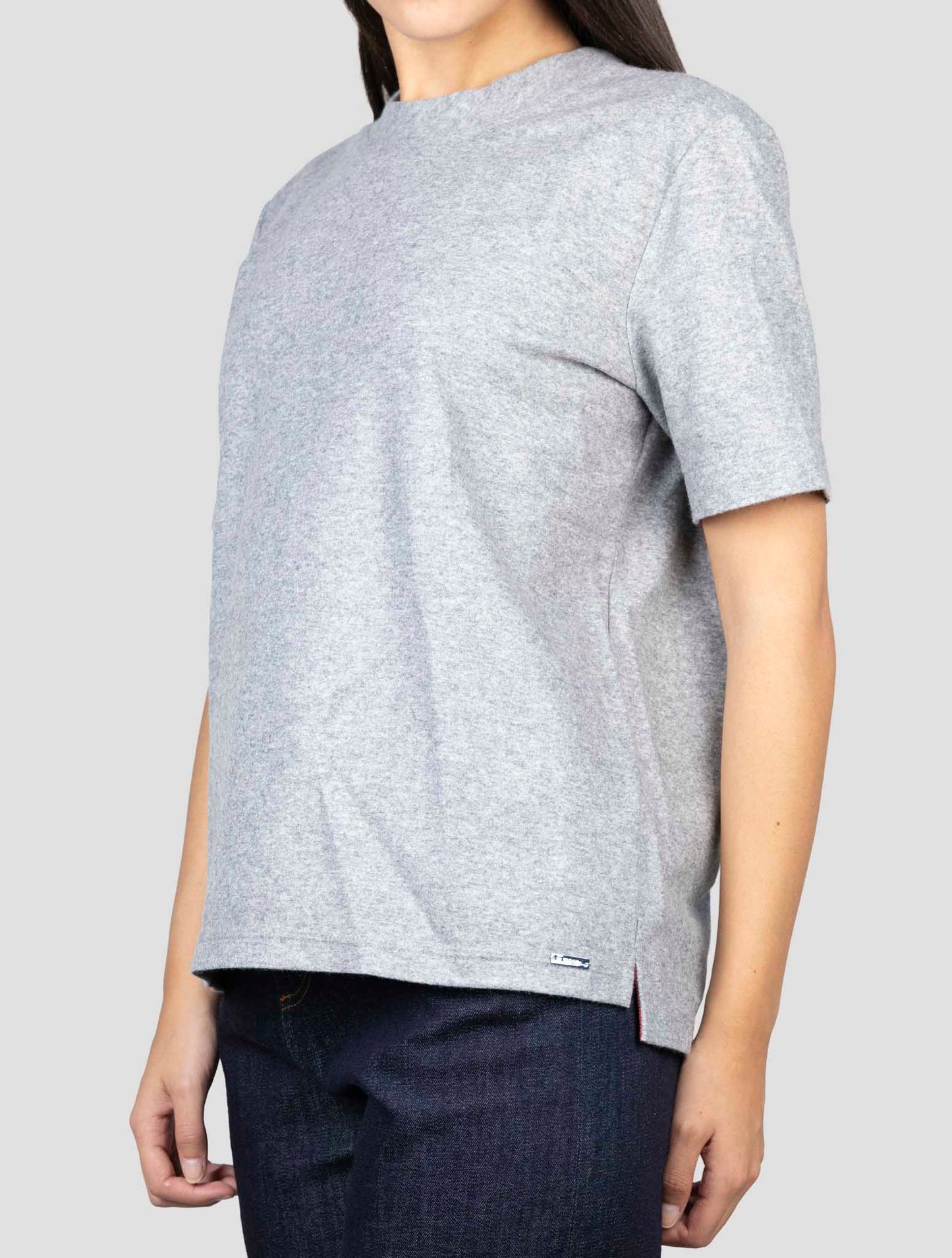 Kiton Gray Cashmere T-Shirt
