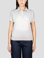 Kiton Gray Wool Polo