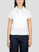 Kiton White Cashmere Silk Polo