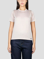 Kiton Beige Cashmere Silk T-Shirt