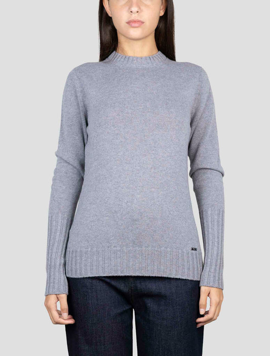 Kiton Gray Cashmere Sweater Crewneck