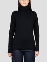 Kiton Black Cashmere Sweater Turtleneck