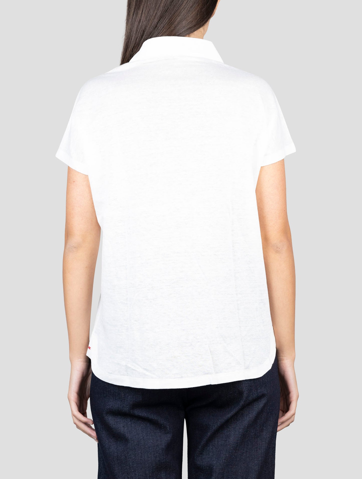 Kiton White Linen Short Sleeve Shirt