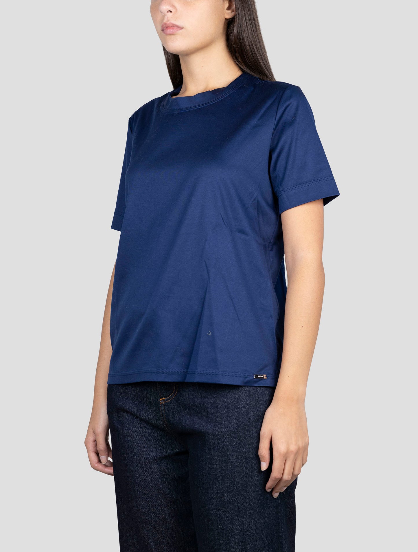 Kiton Blue Cotton Shirt