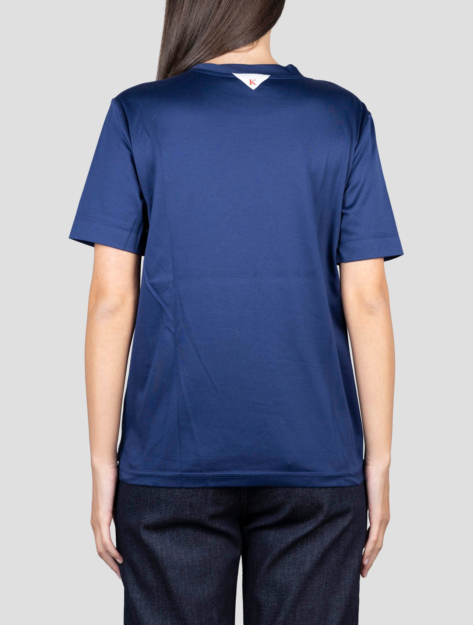 Kiton Blue Cotton Shirt