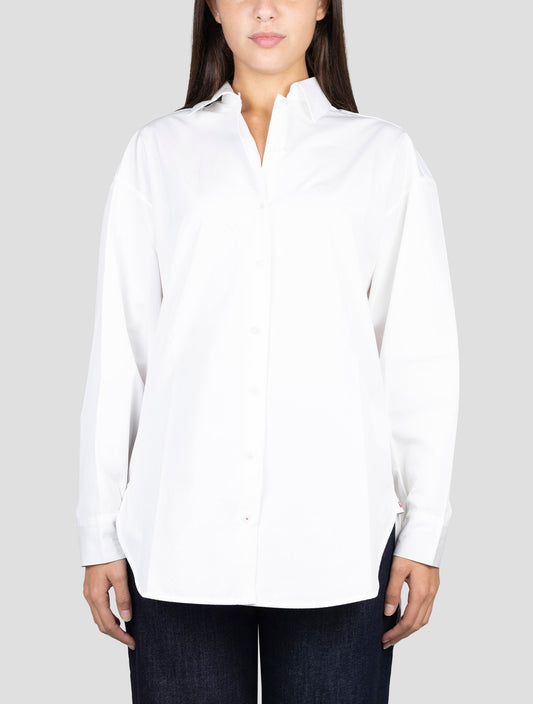 Kiton White Cotton Shirt