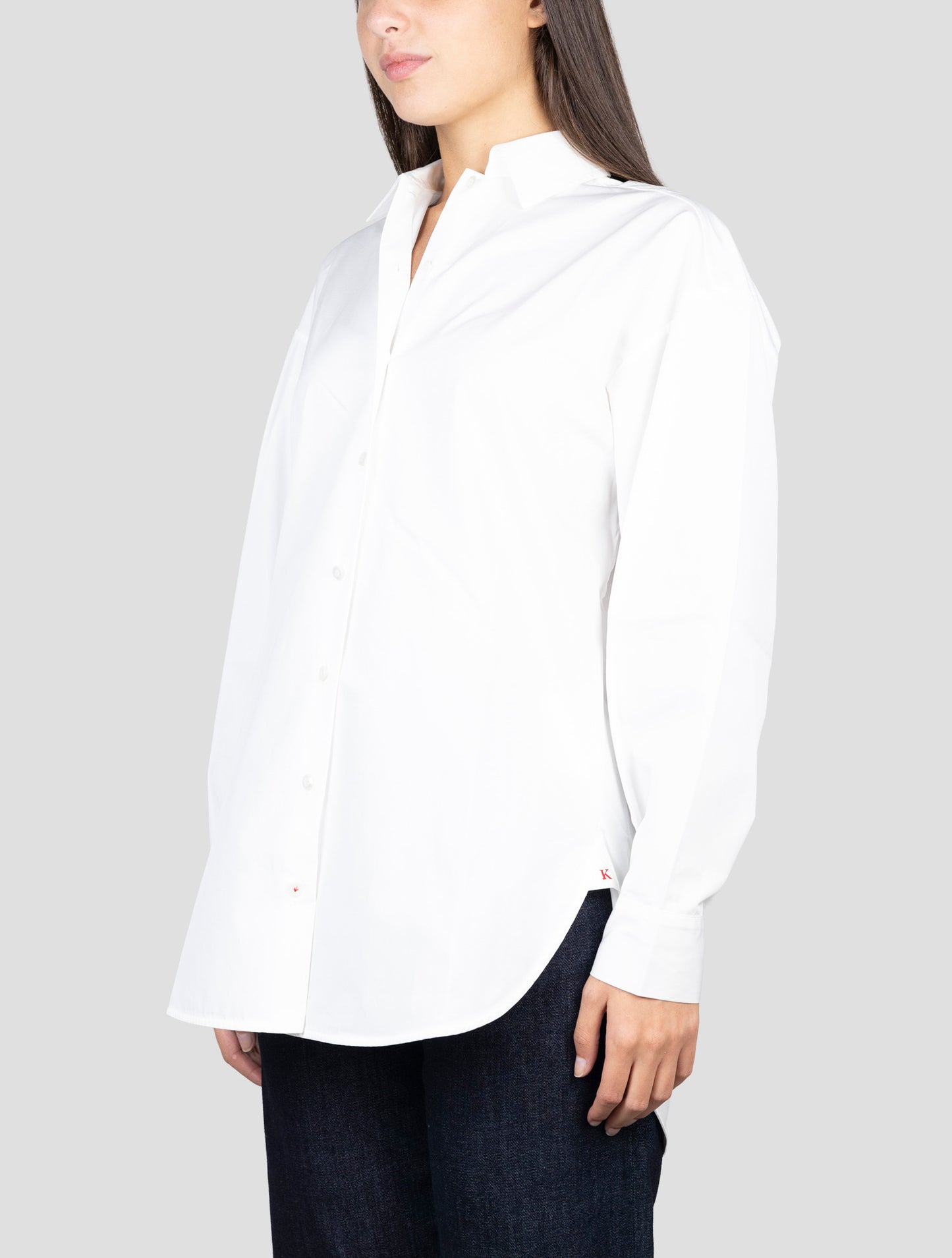 Kiton White Cotton Shirt