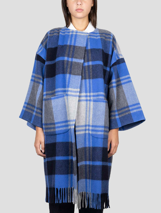 Kiton Multicolor Cashmere Overcoat